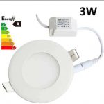 3W SLIM SIVA ALTI YUVARLAK LED PANEL ARMATÜR